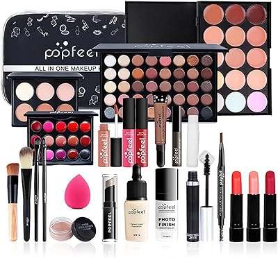 Homedom kit de maquillage tout en un pour femme kit complet polyvalent ensemble pinceaux avec crayon. Achetez intelligemment chez DIAYTAR COTE D'IVOIRE  et profitez de notre vaste sélection de produits discount. De la décoration pour votre maison aux ustensiles de cuisine en passant par les appareils électroménagers, notre boutique en ligne généraliste vous offre la possibilité de faire des économies tout en vous procurant des produits de qualité.