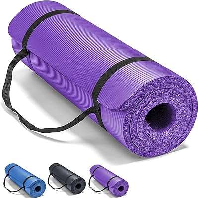Tapis de yoga antidérapant de 10 mm d'épaisseur avec sangle de fixation parfait pour le hiit. DIAYTAR COTE D'IVOIRE  - votre guichet unique en ligne pour des produits discount irrésistibles. Parcourez notre large éventail de gadgets innovants, d'équipements ménagers pratiques et de vêtements tendance à prix cassés. Ne manquez pas cette opportunité de faire de bonnes affaires et de réaliser des économies considérables.