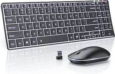 Combo clavier et souris sans fil seenda avec rétroéclairage ensemble. Profitez de rabais incroyables sur DIAYTAR COTE D'IVOIRE  et économisez sur tous vos achats! Que vous cherchiez des équipements high-tech, des produits de beauté, des articles pour animaux de compagnie ou même des meubles pour la maison, notre boutique en ligne généraliste vous propose les meilleurs prix du marché.