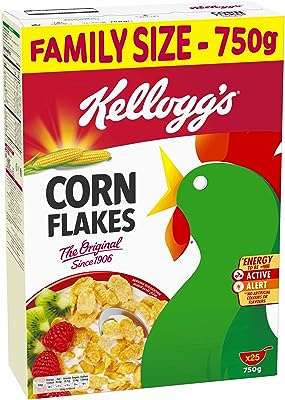 Boîte de céréales kellogg's 750g. Avec DIAYTAR COTE D'IVOIRE, achetez malin et économisez sur tous vos achats en ligne. Profitez de réductions exceptionnelles sur une multitude de produits, du petit électroménager aux vêtements et accessoires tendance. Optimisez votre budget avec DIAYTAR COTE D'IVOIRE  dès aujourd'hui !