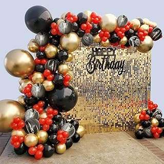 Guirlande de ballons fuso rouge noir or kit en arc pour hommes. Bienvenue chez DIAYTAR COTE D'IVOIRE, la plateforme en ligne par excellence pour vos besoins en produits discount ! Parcourez notre sélection impressionnante, allant de l'électroménager haut de gamme aux accessoires informatiques dernier cri, des vêtements tendance aux gadgets innovants. Ne cherchez plus, nous sommes là pour rendre votre expérience de shopping abordable et inoubliable.