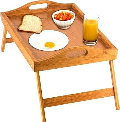 Table de lit home it avec pieds pliants plateau de petit déjeuner table en bambou. DIAYTAR COTE D'IVOIRE  is your ultimate destination for discount shopping, providing a diverse range of products that cater to your everyday needs. With everything from essential home appliances to state-of-the-art electronics, trendy fashion pieces, and inventive gadgets, our online store offers unbeatable prices without compromising on quality.