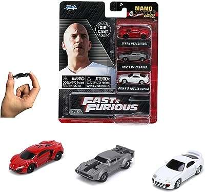 Jada toys voiture 3 pièces fast & furious nano wave 4. DIAYTAR COTE D'IVOIRE, la référence des bonnes affaires en ligne ! Explorez notre boutique et découvrez une sélection variée de produits, de la maison à l'informatique en passant par la mode et les gadgets. Profitez de nos prix compétitifs et achetez en toute confiance. Faites de DIAYTAR COTE D'IVOIRE  votre allié shopping, vous ne le regretterez pas.