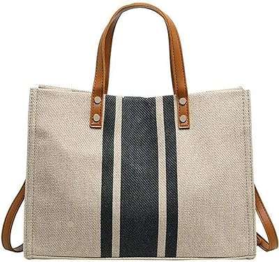Sac fourre tout de voyage en toile pour femmes grands sacs de bureau. DIAYTAR COTE D'IVOIRE, votre destination shopping en ligne pour tous vos besoins discount. Trouvez tout ce dont vous avez besoin dans une seule boutique, des articles pour la maison aux gadgets incontournables, et réalisez des économies tout en satisfaisant vos envies.