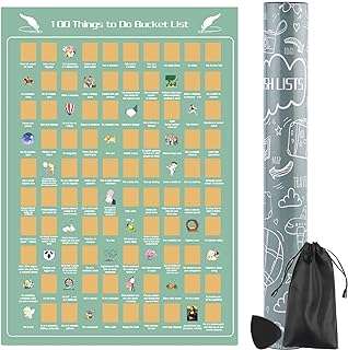 Affiche à gratter 100 choses faire affiche histoires liste de seaux gratter pour la décoration. DIAYTAR COTE D'IVOIRE  - La solution idéale pour les chasseurs de bonnes affaires en ligne. Trouvez des produits discount de haute qualité dans toutes les catégories, y compris la mode, l'électronique, l'ameublement et bien plus encore. Économisez sans compromis sur la qualité !
