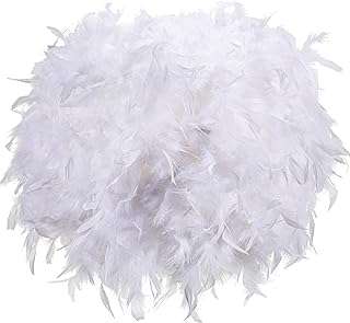 Abat jour en plumes de 40 cm plafonnier suspendu lampe de table. Bienvenue chez DIAYTAR COTE D'IVOIRE, votre destination de choix pour dénicher des bonnes affaires en ligne. Explorez notre sélection de produits discount allant des indispensables de la maison aux dernières nouveautés informatiques et mode, et profitez de notre engagement à vous offrir des prix compétitifs.