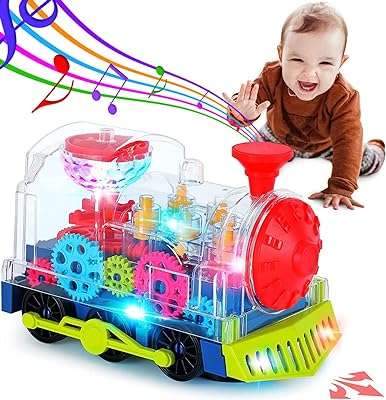 Sgtt pro train à engrenages jouet lumineux musique train électrique transparent rotatif mécanique pour enfants. DIAYTAR COTE D'IVOIRE, votre destination en ligne pour des achats malins à petits prix ! Parcourez notre vaste catalogue qui regorge de produits discount, des essentiels de la maison aux appareils électroménagers, en passant par les dernières tendances de la mode et les gadgets high-tech.