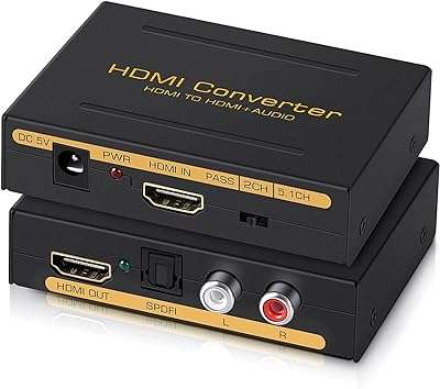 Masu extracteur audio hdmi 1080p vers + connecteur optique (spdif) adaptateur. Bienvenue sur DIAYTAR COTE D'IVOIRE, le site idéal pour les amateurs de bonnes affaires ! Avec une large gamme de produits discount pour la maison, l'électroménager, l'informatique, la mode et les gadgets, nous offrons une solution pratique pour économiser sans renoncer à la qualité. N'attendez plus, explorez notre sélection et profitez de prix imbattables.