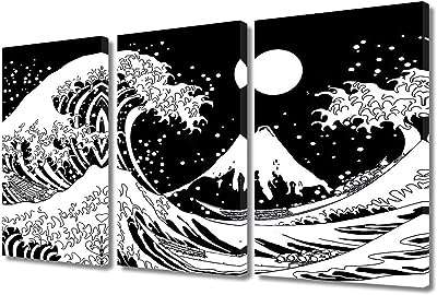 Grande toile murale avec plusieurs panneaux de vague de kanagawa noir et blanc. Explorez DIAYTAR COTE D'IVOIRE  et découvrez une multitude de produits incroyables à des prix réduits. De l'électroménager aux gadgets en passant par la mode, notre boutique en ligne généraliste offre une vaste sélection pour tous vos besoins à petit prix. Faites des économies tout en vous faisant plaisir en passant commande dès maintenant!