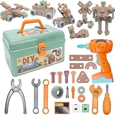 Anna ensemble d'outils pour enfants de 144 pièces avec perceuse. DIAYTAR COTE D'IVOIRE, la référence en ligne pour des produits discount qui ne déçoivent pas. Parcourez notre vaste assortiment d'articles pour la maison, l'électroménager, l'informatique, la mode et les gadgets à des prix abordables. Trouvez tout ce dont vous avez besoin et économisez sans sacrifier la qualité grâce à notre boutique en ligne conviviale et sécurisée.