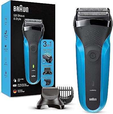 Rasoir électrique rechargeable braun series 3 310bt bleu et noir is_best_seller. Rejoignez DIAYTAR COTE D'IVOIRE, votre compagnon de shopping à prix malin ! Explorez notre boutique en ligne et découvrez un éventail de produits discount, des articles essentiels pour la maison aux appareils électroménagers, en passant par l'informatique, la mode tendance et les gadgets à petit prix.
