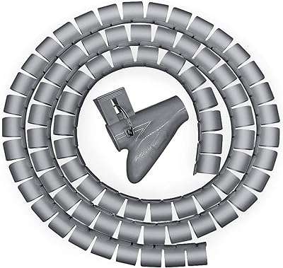 I winner organisateur de câbles en spirale flexible de 2 m de 16 mm pour la gestion. Vous voulez dépenser moins tout en obtenant plus ? DIAYTAR COTE D'IVOIRE  est là pour vous ! Profitez de nos offres exceptionnelles sur une large gamme de produits, allant des articles ménagers à l'électroménager, en passant par les gadgets et la mode. Faites des économies sans compromettre la qualité.