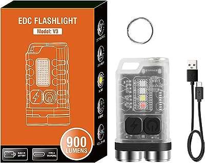 Mini lampe de poche poche porte clés haute puissance 900 lumens edc. When it comes to finding discounted products, DIAYTAR COTE D'IVOIRE  is the name you can trust. Explore our wide range of household essentials, electronics, fashionable attire, and cutting-edge gadgets, all at prices that make shopping guilt-free. Experience ultimate savings without compromising on style or functionality.