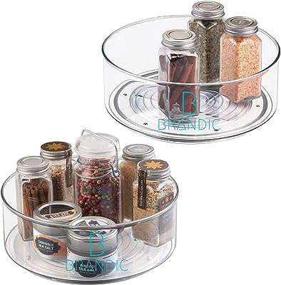 Rangement et organisateur de cuisine lazy susan antidérapants brandic plastique transparent. Ne payez plus le prix fort pour vos appareils électroménagers ! DIAYTAR COTE D'IVOIRE  vous propose une vaste gamme d'électroménager discount, des marques les plus reconnues aux appareils les plus innovants. Économisez tout en profitant de la meilleure qualité avec DIAYTAR COTE D'IVOIRE .