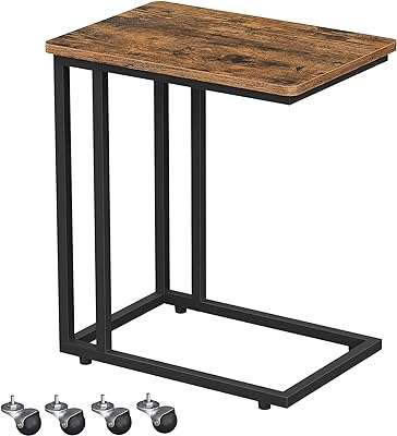 Table d'appoint sholoves plateau tv table snack en forme de c avec cadre. La boutique en ligne DIAYTAR COTE D'IVOIRE  propose une large gamme de produits discount pour répondre à tous vos besoins. Obtenez les dernières innovations technologiques, les indispensables pour votre maison et une sélection de vêtements à la mode, le tout à des prix avantageux. Parcourez notre catalogue et profitez de réductions exceptionnelles !