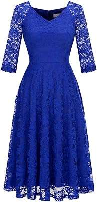 Robe de demoiselle d'honneur mi longue trapèze à manches longues en dentelle pour mariage. Simplifiez vos achats en ligne avec DIAYTAR COTE D'IVOIRE . Notre boutique généraliste propose des produits dégriffés dans tous les domaines, de la maison à l'informatique, en passant par la mode. Bénéficiez de prix compétitifs sans faire de compromis sur la qualité.
