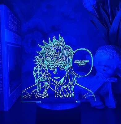 Anime jujutsu kaisen satoru jojo 3d led veilleuse chambre décor cadeau. Parcourez notre magasin en ligne DIAYTAR COTE D'IVOIRE  et profitez de nos offres incroyables sur une large gamme de produits. Trouvez tout ce dont vous avez besoin, de l'électroménager à l'informatique, et restez à la mode sans vous ruiner grâce à nos articles à prix réduits.