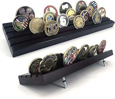 Support pour pièces de monnaie en bois pour défi militaire (4 rangées). Bienvenue chez DIAYTAR COTE D'IVOIRE, la boutique en ligne où vous pouvez trouver tout ce dont vous avez besoin à des prix défiant toute concurrence. Découvrez notre vaste gamme de produits discount, que ce soit des articles pour la maison, de l'électroménager, de l'informatique, de la mode ou des gadgets. Faites des économies sur tous vos achats grâce à DIAYTAR COTE D'IVOIRE .