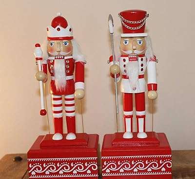 Décorations de noël paire de boîtes à musique casse noisette en bois. Vous recherchez des produits discount de qualité garantie ? Ne cherchez plus ! DIAYTAR COTE D'IVOIRE  propose une vaste sélection d'articles de maison, d'électronique, d'informatique, de mode et bien plus encore, le tout à des prix compétitifs pour satisfaire tous vos besoins.