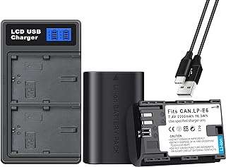Batterie otan lp e6 2200 mah et chargeur de batterie usb led de remplacement pour canon. DIAYTAR COTE D'IVOIRE  - votre source incontournable de produits discount en ligne. Avec notre sélection diversifiée allant de la maison à l'électroménager, de l'informatique à la mode, profitez de tarifs défiant toute concurrence. Faites des économies intelligentes et commandez dès maintenant !