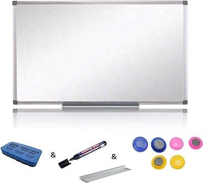 Tableau blanc avec cadre magnétique en aluminium de haute qualité jeu complet de stylos et gomme. Préparez-vous à économiser gros avec DIAYTAR COTE D'IVOIRE  ! Notre boutique en ligne généraliste propose une large sélection de produits discount, des indispensables de la maison aux appareils électroménagers dernier cri, en passant par l'informatique et les articles de mode tendance. Ne manquez pas nos offres exceptionnelles !