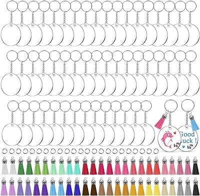 Porte clés vierges en acrylique shynek 120 pièces de porte clés transparents pour vinyle avec 30. Découvrez DIAYTAR COTE D'IVOIRE, la boutique en ligne incontournable pour les chasseurs de rabais. Trouvez tout ce dont vous avez besoin, des articles pour la maison à l'électroménager, en passant par l'informatique et la mode, à des prix discount incroyables. Économisez tout en vous offrant ce dont vous avez besoin chez DIAYTAR COTE D'IVOIRE !