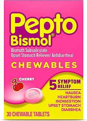 Comprimés à croquer pepto bismol pour soulager les douleurs d'estomac et la diarrhée. Découvrez DIAYTAR COTE D'IVOIRE, votre nouveau repère en ligne pour des achats malins à prix réduit. Parcourez notre catalogue diversifié de produits discount, allant de l'électroménager à l'informatique, en passant par la mode et les gadgets. Obtenez les meilleures offres sans sacrifier la qualité, le tout dans le confort de votre foyer.