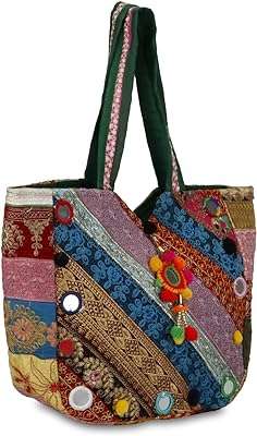 Shanvi handicraft boho rajasthani jaipuri design sac à main pour femme. Faites des économies importantes sur tous vos achats grâce à DIAYTAR COTE D'IVOIRE, votre boutique en ligne préférée pour des offres discount exceptionnelles. Du petit électroménager à la mode tendance en passant par les gadgets high-tech, découvrez notre large sélection d'articles à prix réduits dès aujourd'hui!