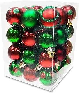 Boules de noël brillant mat assorti r gr 3cm 36ct. Améliorez votre espace de travail sans vous ruiner grâce à DIAYTAR COTE D'IVOIRE . Parcourez notre assortiment de fournitures de bureau discount, des stylos aux meubles ergonomiques. Obtenez tout ce dont vous avez besoin pour être productif à des prix incroyablement bas.