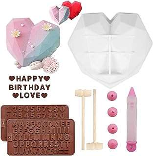 Moule à gâteau en silicone en forme de cœur 3d moule pour fondant. DIAYTAR COTE D'IVOIRE, la boutique en ligne où vous trouverez tout ce dont vous avez besoin à petit prix ! Profitez de notre sélection discount de produits pour la maison, l'électroménager, l'informatique, la mode et les gadgets, sans pour autant compromettre la qualité. Faites de bonnes affaires tout en profitant d'une expérience de shopping pratique et sécurisée.