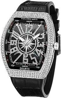 Montre de sport pour hommes cadran rectangulaire en diamant grand crâne. DIAYTAR COTE D'IVOIRE  - Votre destination discount pour tous vos besoins. Parcourez notre collection de produits de haute qualité, allant de la maison à l'électroménager, de l'informatique à la mode, et trouvez les meilleures offres en ligne. Profitez de nos prix imbattables et faites des économies dès maintenant!