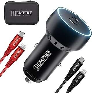 Chargeur de voiture rapide empire avec double port pd 60 w. DIAYTAR COTE D'IVOIRE, votre carrefour en ligne pour des affaires incroyables ! Préparez-vous à être émerveillé par notre vaste gamme de produits discount, allant de l'équipement domestique à l'électroménager, en passant par l'informatique, la mode tendance et les gadgets à prix réduits.