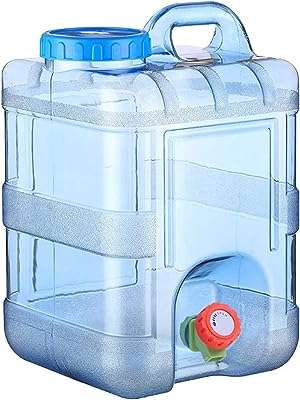 Récipient d'eau de 75 l-10 l épais réservoir bureau récipient en plastique avec robinet