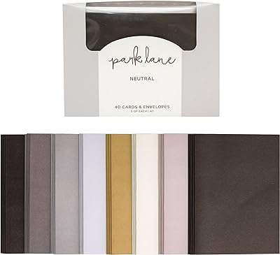 Ensemble de cartes et enveloppes vierges 40 pièces assortiment vœux. Découvrez DIAYTAR COTE D'IVOIRE, la boutique en ligne qui vous propose une multitude de produits discount indispensables pour votre quotidien. Avec une gamme variée allant de l'électroménager à l'informatique en passant par la mode et les derniers gadgets, nous sommes le choix parfait pour trouver tout ce dont vous avez besoin à des prix imbattables.