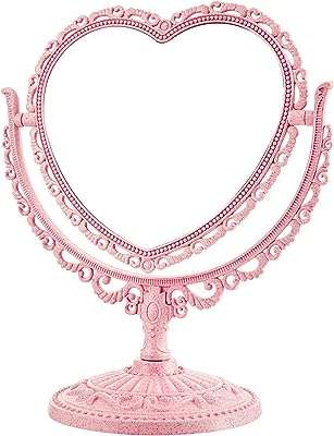 Miroir de maquillage de table grossissant double face arabe joli miroir cosmétique en forme. DIAYTAR COTE D'IVOIRE  vous offre des produits discount exceptionnels, sans compromis sur la qualité. Parcourez notre sélection variée comprenant des appareils électroménagers fiables, des gadgets innovants et des tendances mode à des prix défiant toute concurrence.