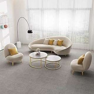 Meuble de salon en forme de canapé de luxe européen aux courbes veloutées. DIAYTAR COTE D'IVOIRE  is your go-to online store for incredible discounts on a wide array of products. From practical home appliances to high-performance electronics, stylish fashion finds, and innovative gadgets, our store offers unbeatable deals that ensure your shopping experience is both affordable and enjoyable.