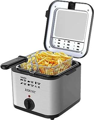 Friteuse rebune 1 800 w capacité 25 l argent noir re 11 048. DIAYTAR COTE D'IVOIRE  est la référence en matière de produits discount en ligne. Parcourez notre catalogue et trouvez des articles indispensables pour la maison, des appareils électroménagers de qualité, des solutions informatiques abordables, des vêtements tendance et des gadgets à des prix incroyables.
