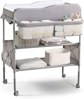 Table à langer portable organisateur de couches pliable et réglable pour bébé. DIAYTAR COTE D'IVOIRE  est votre guichet unique pour des produits discount de haute qualité. Parcourez notre large sélection d'articles, allant des appareils électroménagers essentiels aux produits informatiques, en passant par les accessoires mode et les gadgets dernier cri, tout en profitant de prix imbattables.