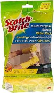 Gants tout usage scotch brite (moyen) protégez vos mains. une paire par paquet. DIAYTAR COTE D'IVOIRE  - votre source de bons plans pour tous vos besoins en matière de produits discount. Avec une gamme variée de linge de maison, d'appareils électroménagers, d'articles informatiques et bien plus encore, nous sommes votre guichet unique pour des économies substantielles. Faites vos achats en ligne en toute confiance et profitez des meilleurs prix sur le marché.