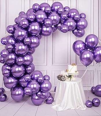 Ballons en latex métallisé chromé (50 pièces 12 pouces violet). Découvrez DIAYTAR COTE D'IVOIRE, la boutique en ligne où vous pouvez trouver tout ce dont vous avez besoin à prix réduit. Faites des économies sur les produits de la maison, l'électroménager, l'informatique, la mode et bien plus encore. Parcourez notre sélection variée et dénichez les meilleures affaires dès maintenant!