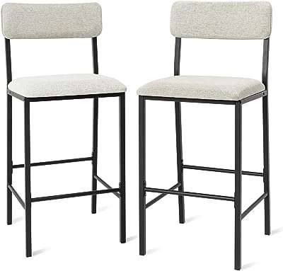 Tabourets de bar lavivivert ensemble de 2 tabourets de bar chaises de cuisine à hauteur comptoir avec coussin. Découvrez DIAYTAR COTE D'IVOIRE, la boutique en ligne qui vous propose une multitude de produits discount indispensables pour votre quotidien. Avec une gamme variée allant de l'électroménager à l'informatique en passant par la mode et les derniers gadgets, nous sommes le choix parfait pour trouver tout ce dont vous avez besoin à des prix imbattables.