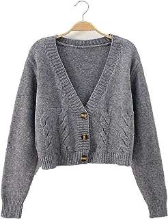 Ischwa cardigan d'été pour femme automne hiver court taille haute pull de couleur. Bienvenue chez DIAYTAR COTE D'IVOIRE, le paradis des bonnes affaires en ligne ! Découvrez une large gamme de produits discount pour équiper votre maison, trouver l'électroménager de vos rêves, vous divertir avec des gadgets innovants, et compléter votre garde-robe avec des vêtements à la pointe de la mode, le tout à des prix défiant toute concurrence.