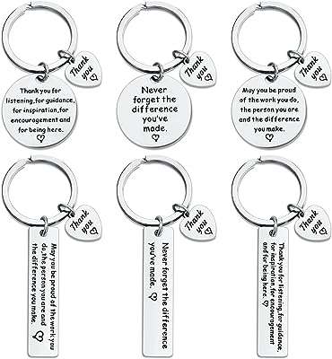 Treevy 6pcs merci porte clés faites une différence cadeaux d'appréciation pour les collègues. DIAYTAR COTE D'IVOIRE  - Votre fournisseur en ligne pour des produits de qualité à des prix discount. Explorez notre boutique en ligne pour trouver des offres incroyables sur des articles allant des accessoires de mode aux appareils électroniques, en passant par les produits de jardinage et les jouets pour enfants.
