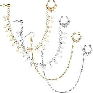 Chaîne d'anneaux de nez fausse membrane d'oreille non percée avec pompon bijoux tout en un pour femmes. Cherchez-vous des produits de qualité à des prix abordables ? Ne cherchez plus ! DIAYTAR COTE D'IVOIRE  propose une sélection diversifiée de produits discount allant des articles ménagers aux produits high-tech, le tout à des prix défiant toute concurrence. N'attendez plus pour faire votre shopping malin.