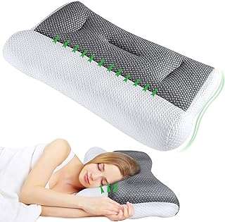 Oreiller cervical en mousse à mémoire de forme pour le sommeil. DIAYTAR COTE D'IVOIRE  - Votre destination en ligne pour des offres discount sur tout ! Parcourez notre vaste sélection de produits pour équiper votre maison avec des électroménagers, des articles de mode tendance et même des gadgets technologiques, le tout à des prix incroyables. Ne manquez pas nos super promotions et économisez dès aujourd'hui !