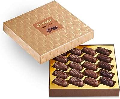 Dattes jumarah au chocolat 250g. DIAYTAR COTE D'IVOIRE  : la référence en matière d'achats discount en ligne ! Découvrez notre large sélection de produits à des prix imbattables, de la maison à l'électroménager, en passant par l'informatique et la mode. Grâce à nos offres exclusives, faites-vous plaisir sans vous ruiner et profitez d'une qualité inégalée !