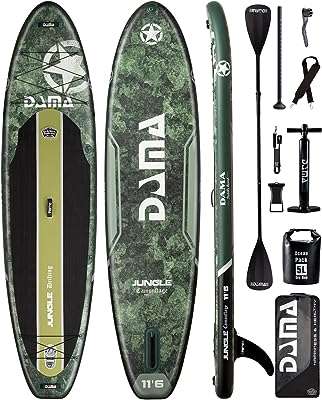 11 pieds 6 pouces x 35 paddle gonflable dama planche