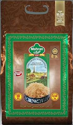 Riz à grains longs mirhan basmati super sella 5 kg blanc. DIAYTAR COTE D'IVOIRE  - La destination en ligne pour les chasseurs de bonnes affaires ! Parcourez notre sélection incroyable de produits discount, comprenant tout, des appareils ménagers aux gadgets dernier cri. Faites des économies sans sacrifier la qualité avec DIAYTAR COTE D'IVOIRE .