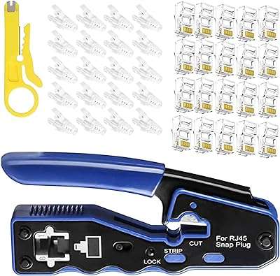 Outil de sertissage treevy rj45 kit d'outils outil rj45 avec 50. À la recherche de produits discount de qualité ? Faites confiance à DIAYTAR COTE D'IVOIRE  ! Notre plateforme en ligne regorge d'articles pour la maison, l'électroménager, l'informatique, la mode et les gadgets, tous proposés à des prix compétitifs. Explorez notre catalogue dès maintenant et bénéficiez de remises exceptionnelles sur une large gamme de produits.