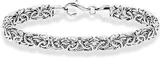 Bracelet chaîne byzantine italienne en argent sterling 925 pour femme 65''. Découvrez DIAYTAR COTE D'IVOIRE, la boutique en ligne incontournable pour les chasseurs de rabais. Trouvez tout ce dont vous avez besoin, des articles pour la maison à l'électroménager, en passant par l'informatique et la mode, à des prix discount incroyables. Économisez tout en vous offrant ce dont vous avez besoin chez DIAYTAR COTE D'IVOIRE !